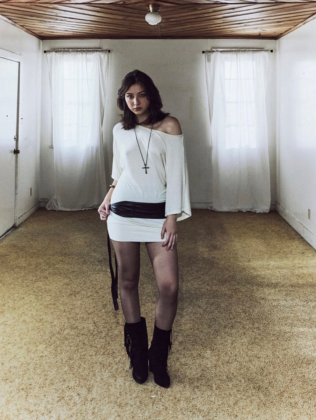 enthralling batwing | cream