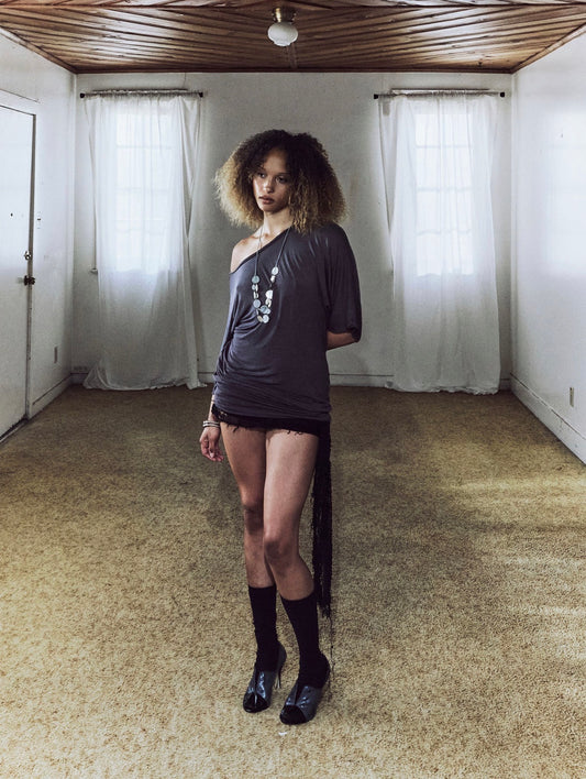 enthralling batwing | deep purple