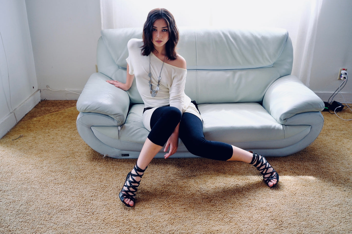 enthralling batwing | cream